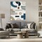 Stupell Industries Neutral Shapes Blue & Beige Canvas Wall Art Design by Emma Peal